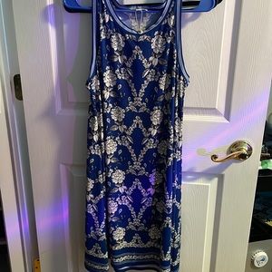 Blue floral dress from maxx studios never worn